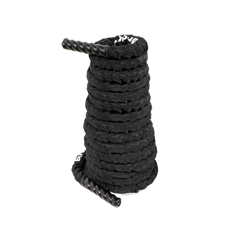 Bullrock Battle Rope - 38mm Diameter Robust Built Rope is Available in Two Sizes – 30 feet and 50 feet - Battle Rope for Crossfit Workout (30 Feet)