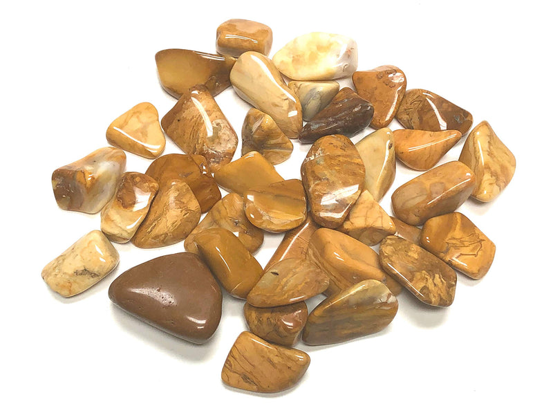 Zentron Crystal Collection: 1/2 Pound Tumbled Yellow Jasper