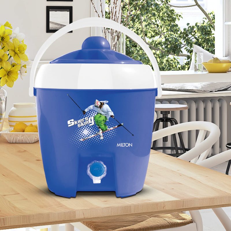 Milton Kool Dew 12 Insulated Water Jug, 10.5 Litres, Blue