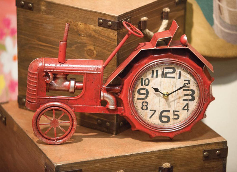 Tractor Table Clock