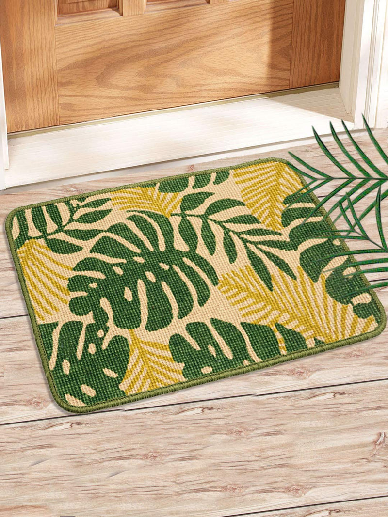 SARAL HOME EASY LIVING Saral Home Jute Printed Doormat Set of 3 (Multi, 40X60 Cm), Large Rectangle