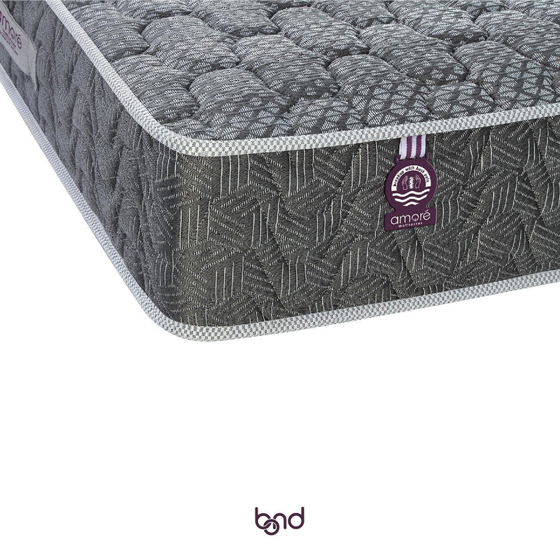 Amore Bond Dual Comfort 5.5 inch High Resilience & Rebonded Foam Orthopedic King Size Mattress 78x72x5.5.