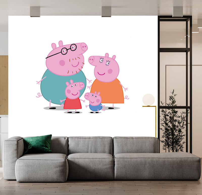 British Terminal® Peppa Pig Cartoon Self Adhesive Decorative Wall Sticker || (60cm X 45cm) btcut5465-2