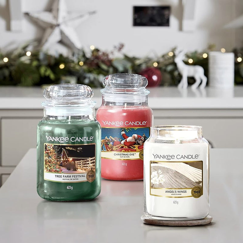 Large , Angel's Wings : Yankee Candle Angel's Wings Jar Candle - Large