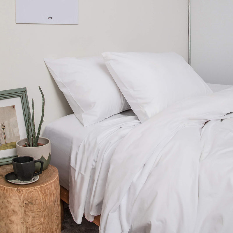 Peru Pima - 600 Thread Count - 100% Peruvian Pima Cotton - Sateen - Bed Sheet Set - Full, White by Peru Pima