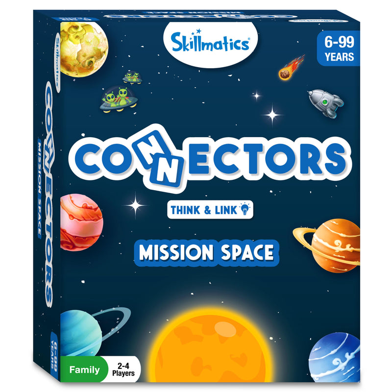 Skillmatics Educational Game - Connectors Mission Space, Fun Family Strategy Game, Fun for Kids, Boys, Girls Ages 6, 7, 8, 9 and Up