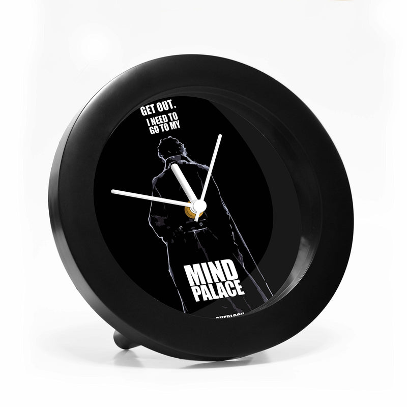 MCSID RAZZ Plastic Sherlock TV Series Mind Palace Table Clock (Multicolour, 6.2 Inch X 6.2 Inch X 2.3 Inch, India)