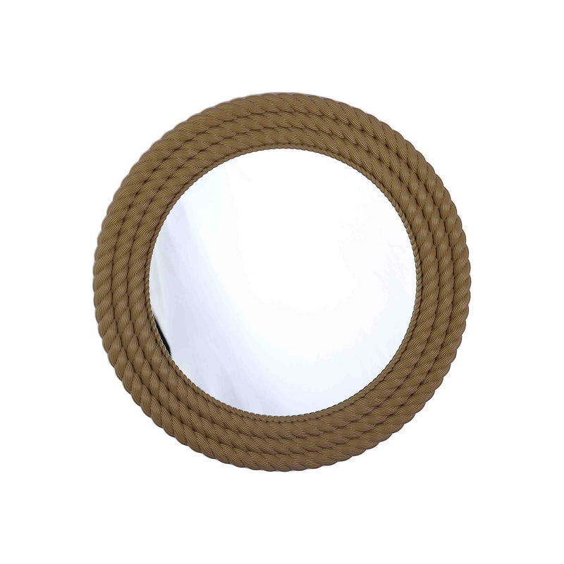 Stories Rope Brown Wall Mirror