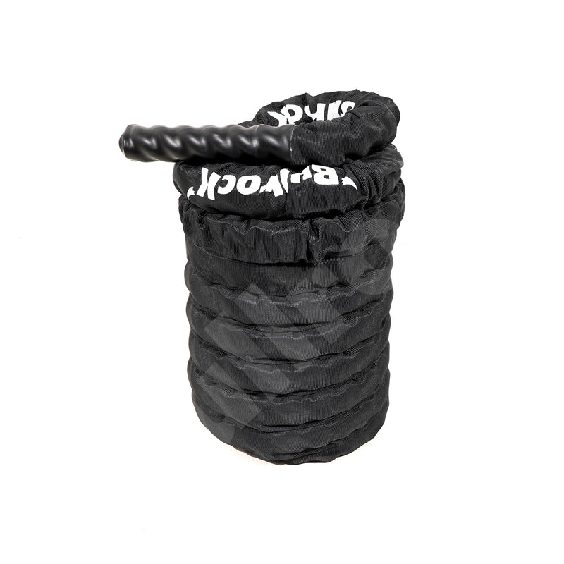 Bullrock Battle Rope - 38mm Diameter Robust Built Rope is Available in Two Sizes – 30 feet and 50 feet - Battle Rope for Crossfit Workout (30 Feet)