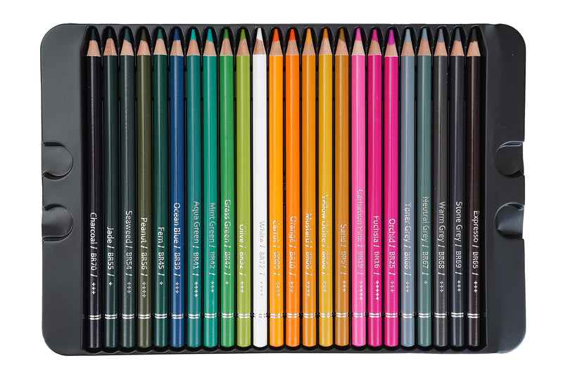 BRUSTRO Artists Colour Pencil Set of 72 (in an Elegant tin Box)