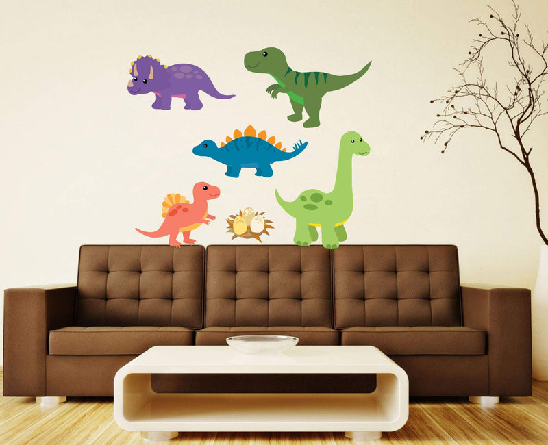 Sticker Hub Cartoon Dinosaur Wall Stickers BS349