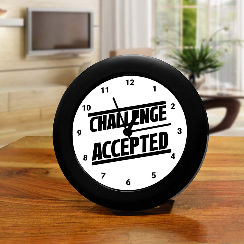 MCSID RAZZ- How I Met Your Mother- Challenge Accepted Design Table Clocks