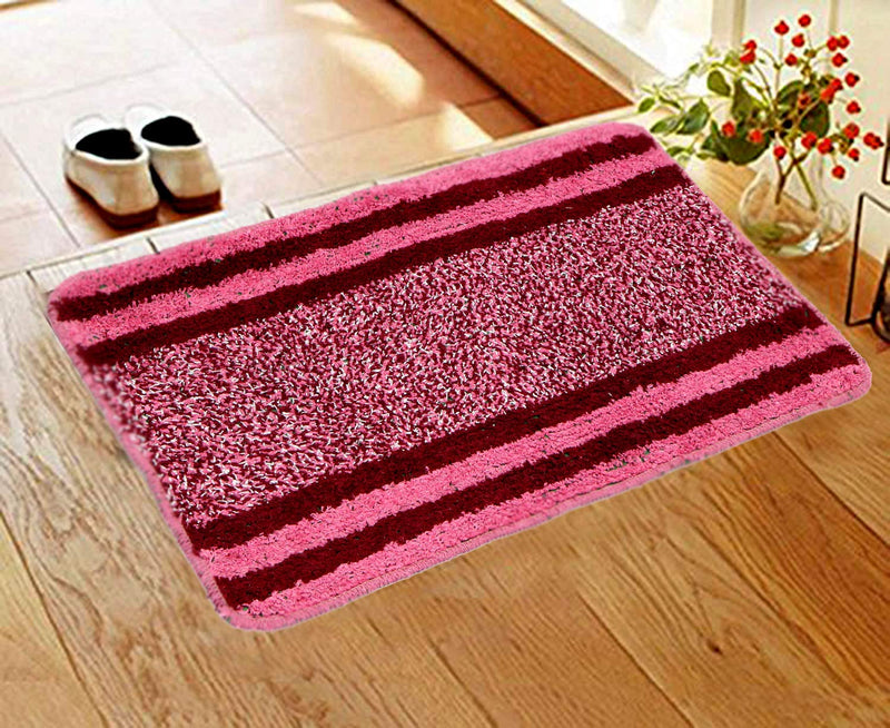 Kuber Industries Cotton Rectangular Door Mat -50X40X1 Cm (Multicolor)