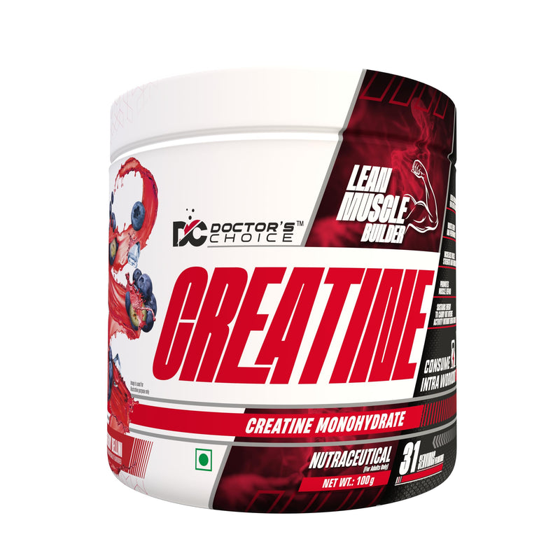 DC DOCTORS CHOICE Creatine Monohydrate 33 Serving 100 gms (Blueberry Bellini)