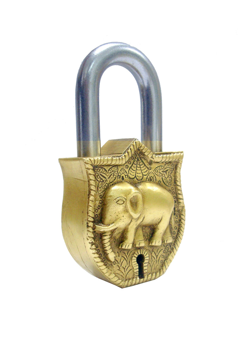 Aesthetic Decors Elephant Design Decorative Lock