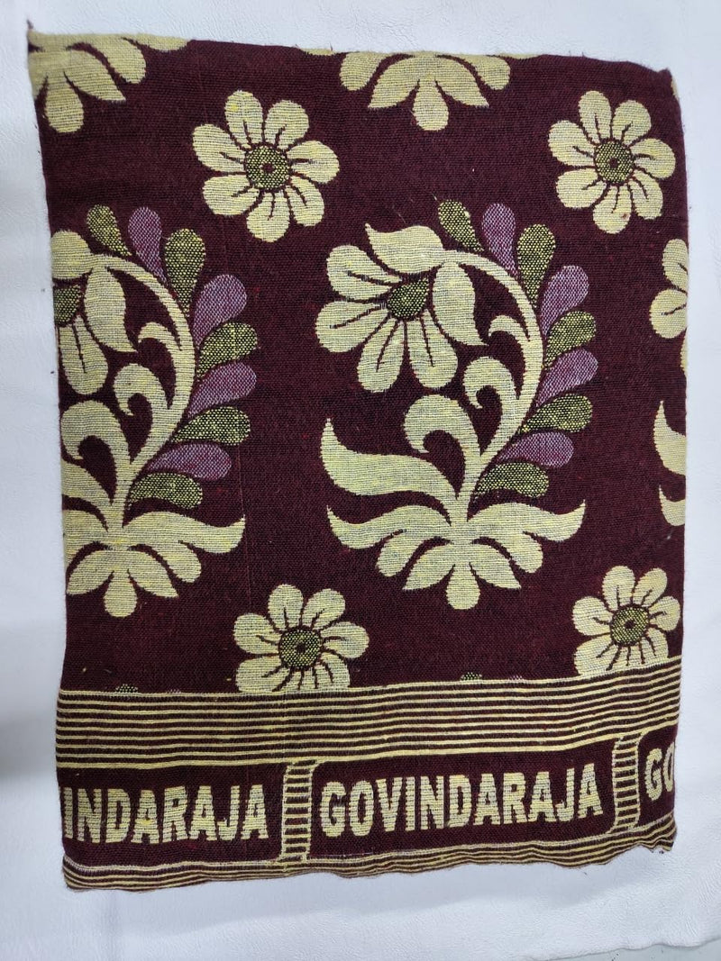 LUMARA Cottons Porvai 100% Cotton Chaddar Single Bed Blanket,Solapur Chaddar Cotton Blanket Multicolor, Pack of 1