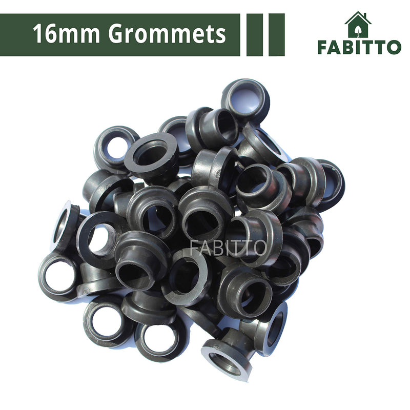 FABITTO 16mm Drip Irrigation Pipe Rubber Grommets Garden Watering take up for Hose Pipe Set of 25.