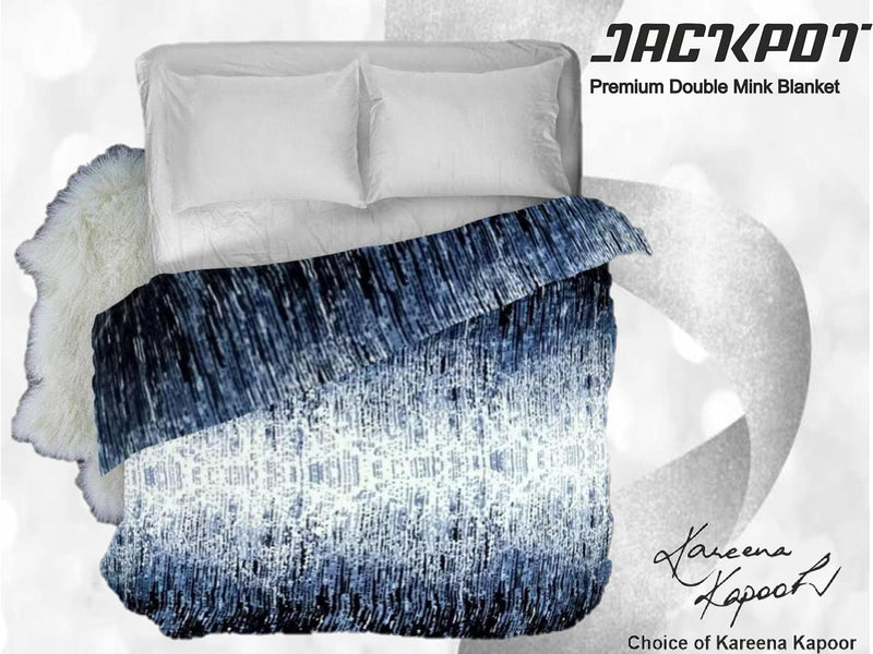 Nivasam Signature Jackpot Plush Luxury Super Soft LightWeight Blanket Vibrant Designs Extra Warm (Design Will Vary) (Double Bed, Polyester, Multicolor)