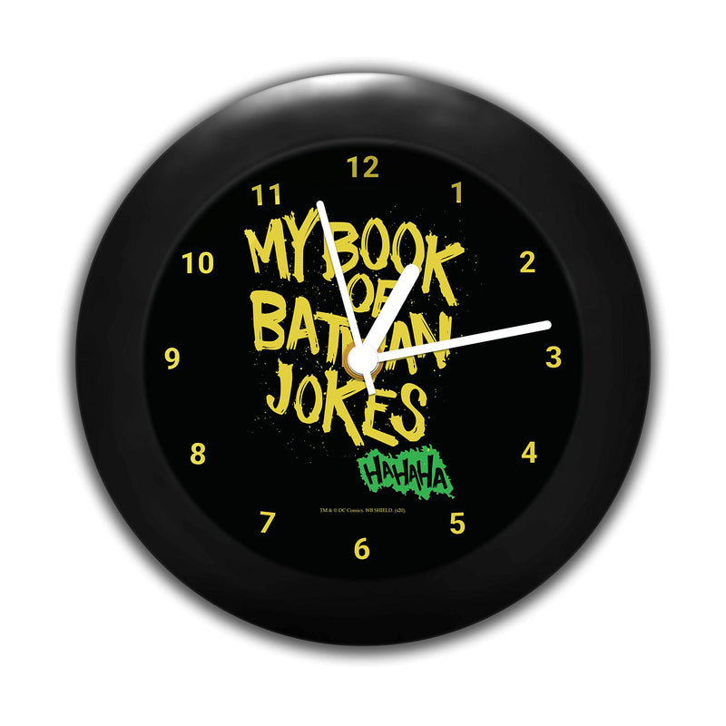 MCSID RAZZ- - DC Comics - My Book of Batman Jokes Table Clock Birthday Gift Official Licensed by Warner Bros,USA (India) Best Valentine's Day Gift