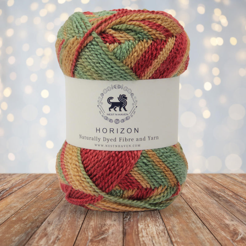 NESTNHAVEN, Wool, Horizon, Acrylic Yarn Supersoft Knitting Wool Ball, (1 Ball/100 Gram Each) Multi Colour Ball Suitable for Craft, Babywear, Baby Blankets, Shade no - NNHH013 (Shade 17)