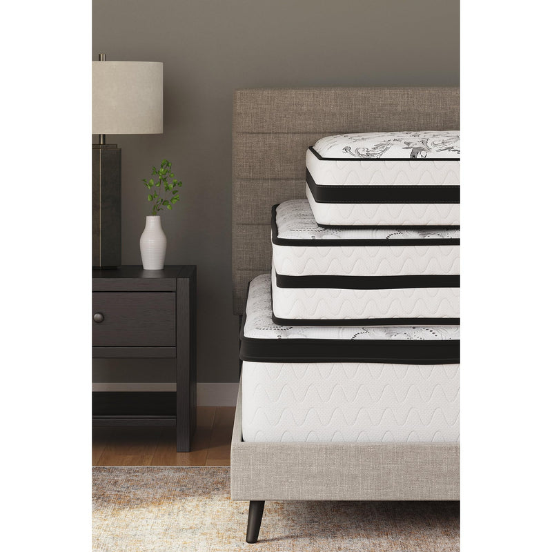 Signature Design by Ashley Full Size Chime 10 Inch Medium Firm Hybrid Mattress with Cooling Gel Memory Foam