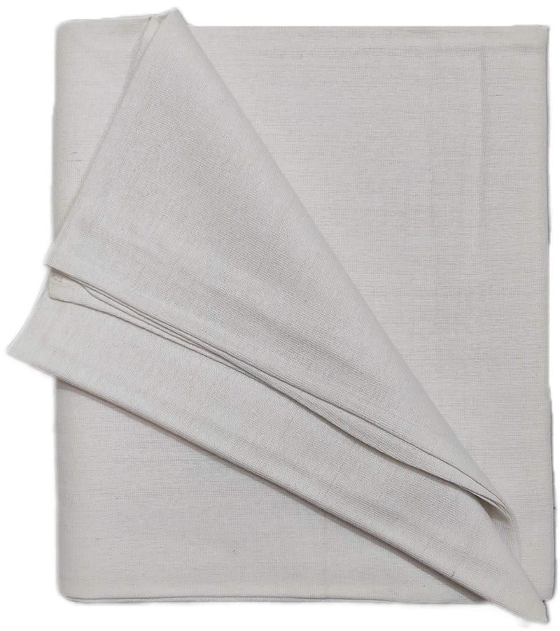 Bunkaar Cotton Large Blanket, White