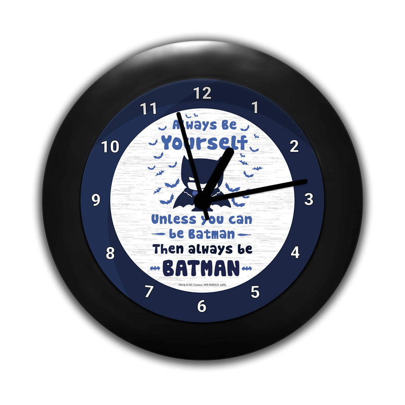 MCSID RAZZ- - DC Comics Always Be Yourself Batman Table Clock Gift,Birthday Gift Official Licensed by Warner Bros, USA (India)