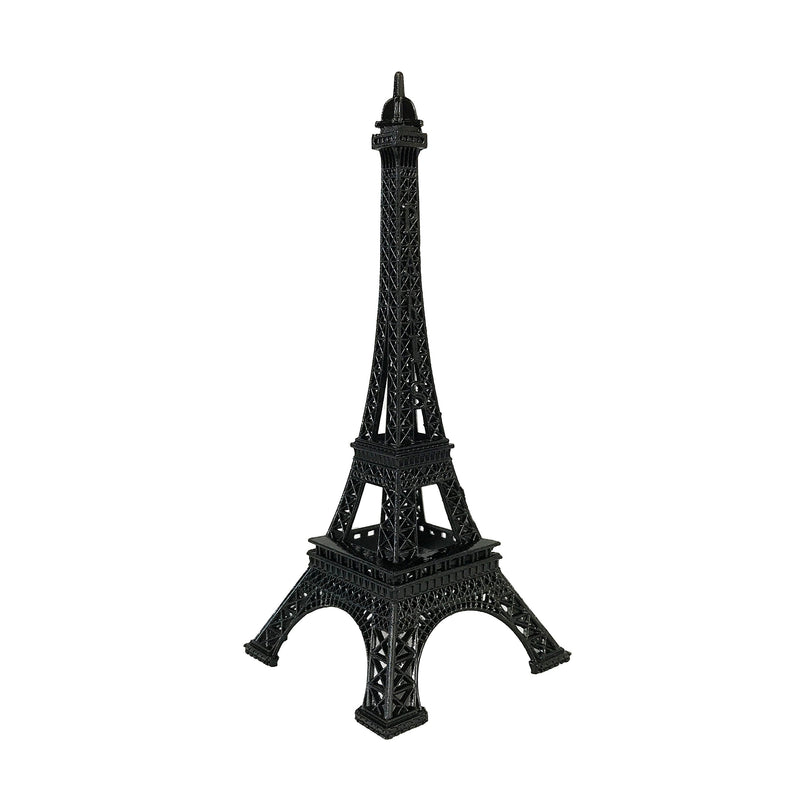 allgala 7" Eiffel Tower Statue Decor Alloy Metal, Black