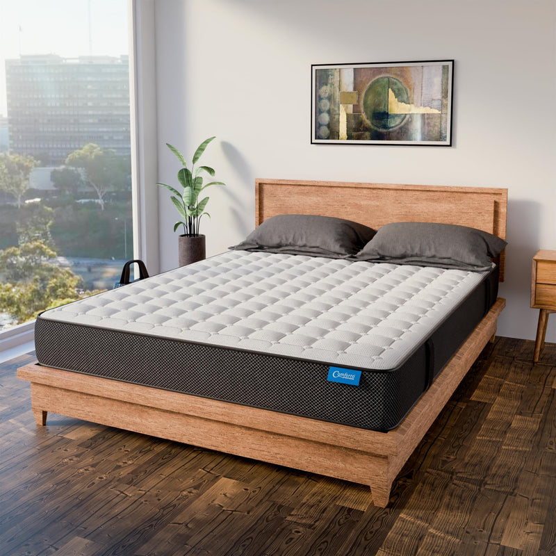 Comforto Hybrid Mattress | King Size Mattress | Pocket Spring with Orthopedic Memory Foam Mattress | 100 Nights Trial | 8 Inch Mattress | Medium Firm Comfort | 78x72x8 Inch