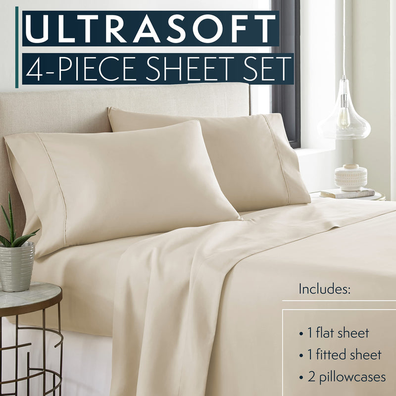 HC Collection Hotel Luxury Bed Sheets Set-SALE TODAY ONLY!