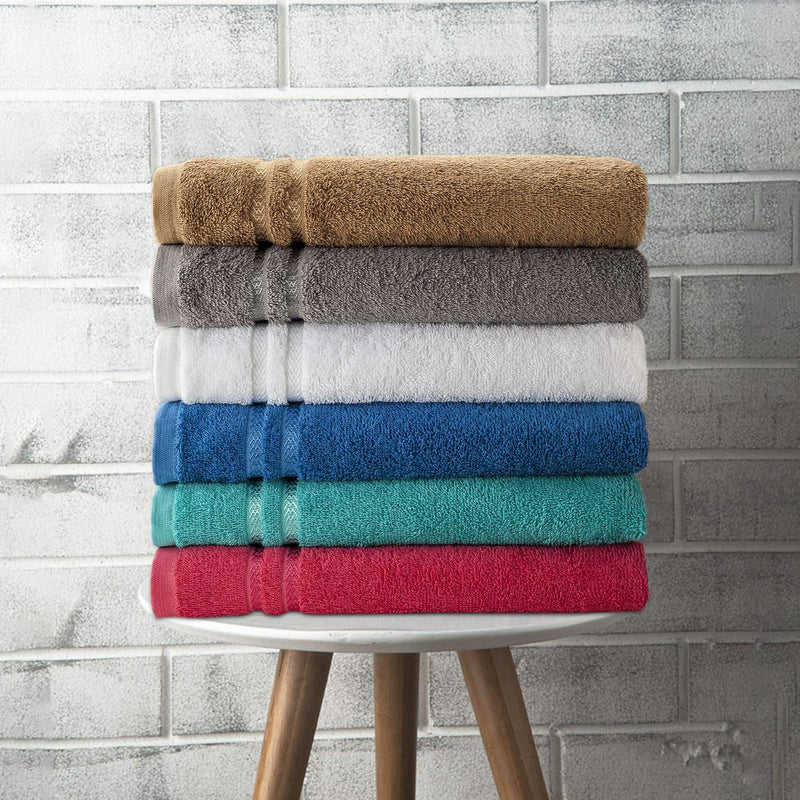 Welspun Cotton Bath Towel 375 GSM (Set Of 1, Coral)