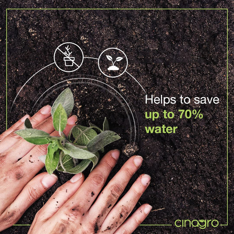 Cinagro Plants Drip Irrigation Kit | Watering Kit for Home Garden, Farming & Agriculture Purposes (60 Plants Kit)