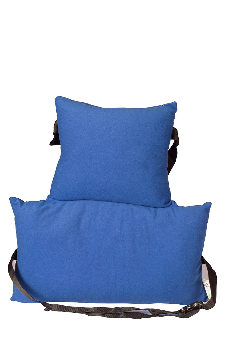 Recron Certified T-Life Polyester Chair Pillow - 12"x 12.5", Blue