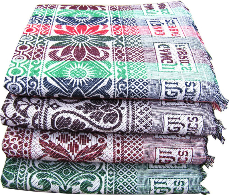 TEXTILEKART SOLAPURI Cotton CHADDARS/Blankets at Discount/Traditional CHADDARS -Pack of 10 Blankets