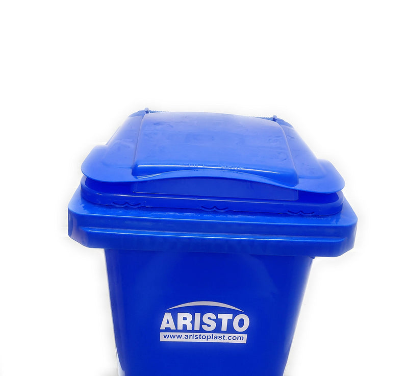 ARISTO Wheel Garbage Waste Dustbin 120 Ltr (Blue)