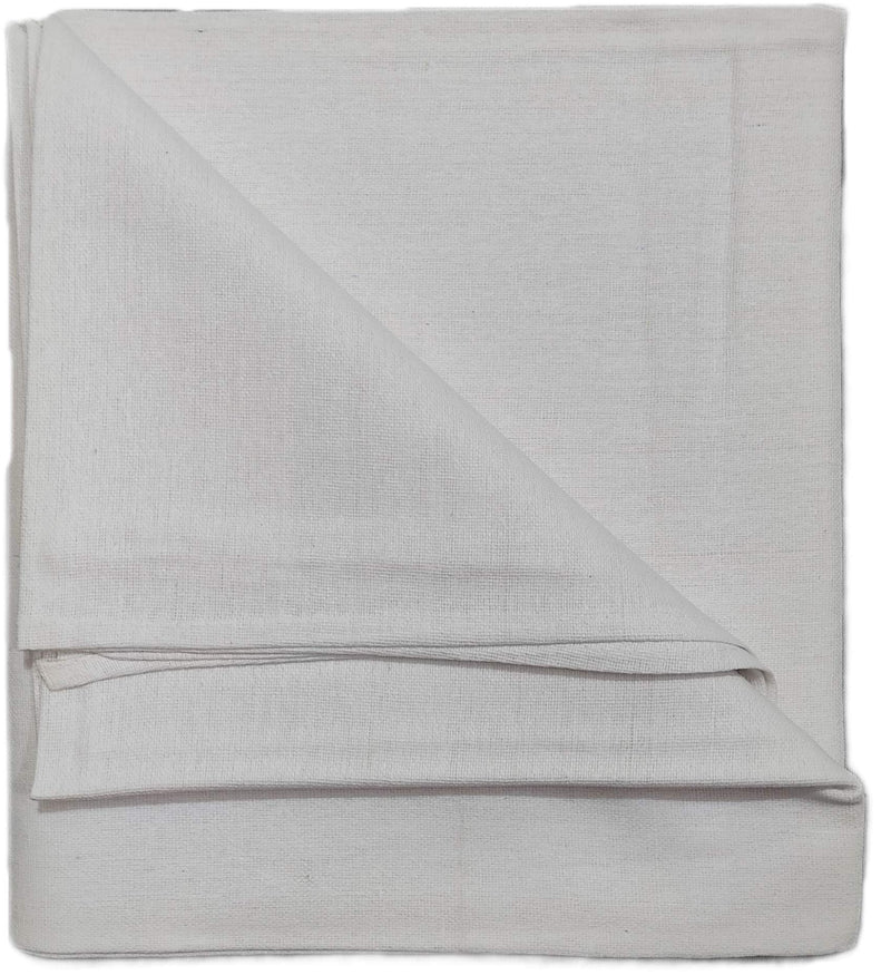 Bunkaar Cotton Large Blanket, White