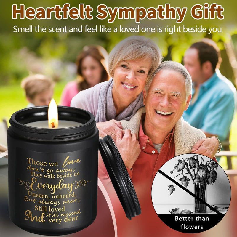 Sympathy Gift in Memory of Loved One Lavender Scented Candle Thoughtful Condolences Grief Gifts for Bereavement Funeral Remembrance Sorry for Your Loss Mother Father