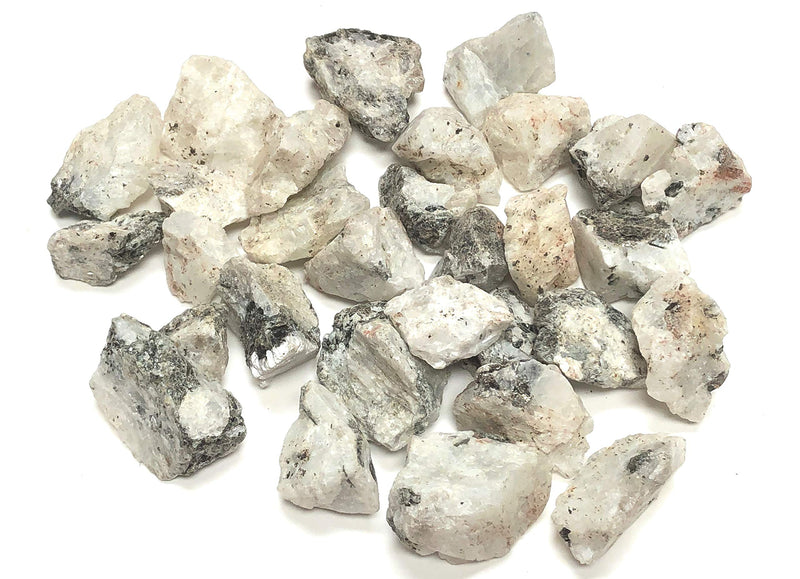 Zentron Crystal Collection: 1 Pound Natural Rough Rainbow Moonstone