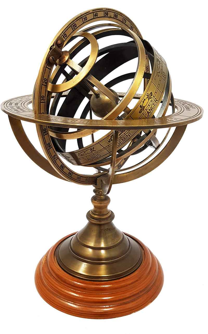 Armillary Sphere Large Armillary Sundial Nautical Marine Dcor Gift