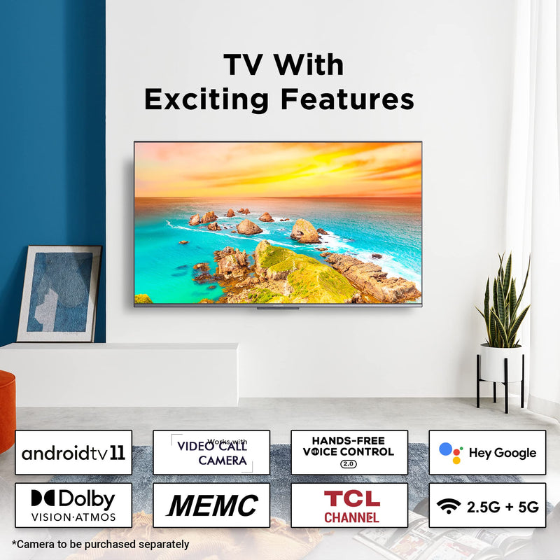 iFFALCON 126 cm (50 inches) 4K Ultra HD Smart Certified Android LED TV 50K72 (Black)