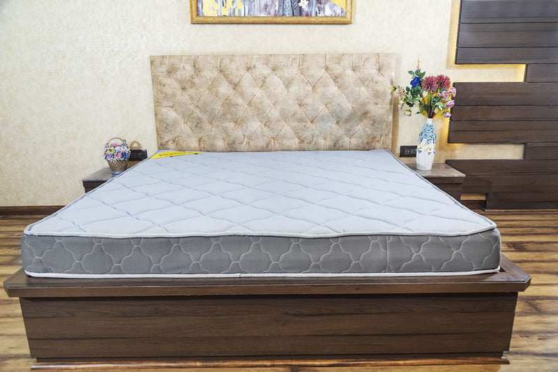 Cozymate Florence 6.5-inch Memory Foam Twin Size Spring Mattress(75x48x6.5, Grey)