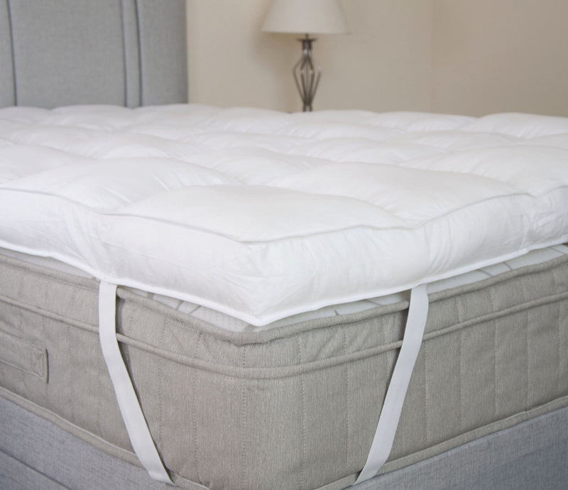 Microfiber Mattress Padding/Topper White (36" X 72" / 3 X 6 Feet)