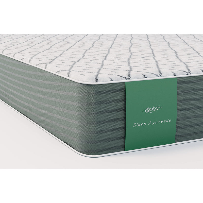 Sleep Ayurveda Mattress- 10 Years Warranty | Neem Infused Memory Foam Mattress | Medium Firm | 8 inch Mattress in Single Size (72x30x8 inches)