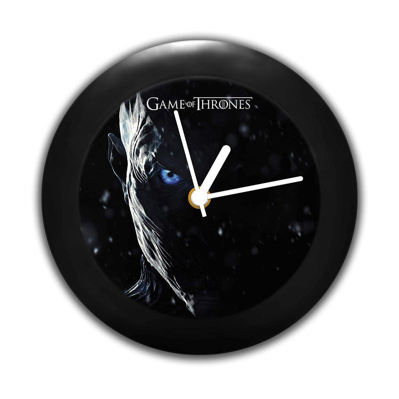 MCSID RAZZ Plastic Game of Thrones Night Kings Table Clock - (India, Multicolour, 5.9 Inch X 5.9 Inch X 2.3 Inch)