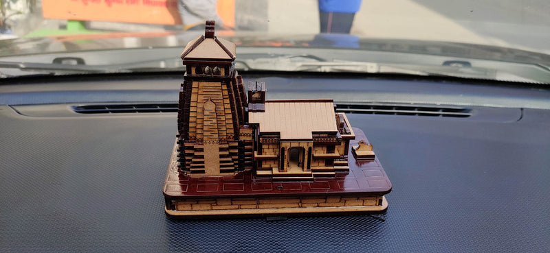 Uttarakhand Box Wood 3D Kedarnath Miniature SV