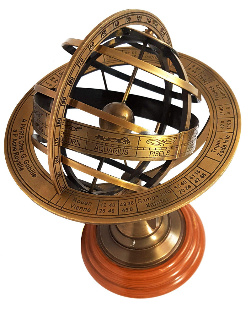 Armillary Sphere Large Armillary Sundial Nautical Marine Dcor Gift