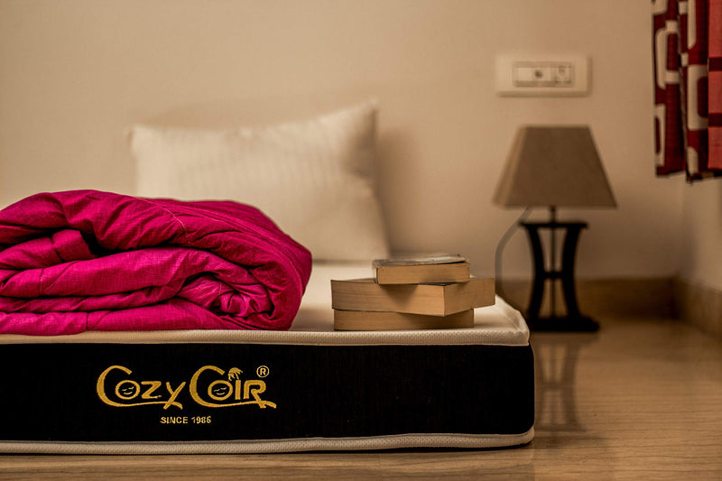 COZY COIR - Orthopaedic Dual Comfort (Coir + Foam) Back Care 5-Inch Mattress, Single Bed Size (75 x 36 x 5)