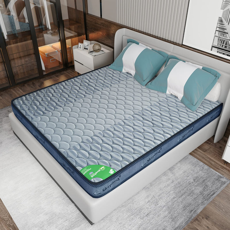 Sleepfresh Orthobond High Resilience Rebonded Foam 5 Inch Single Size Dual Comfort Mattress (78x36x5 Inches)