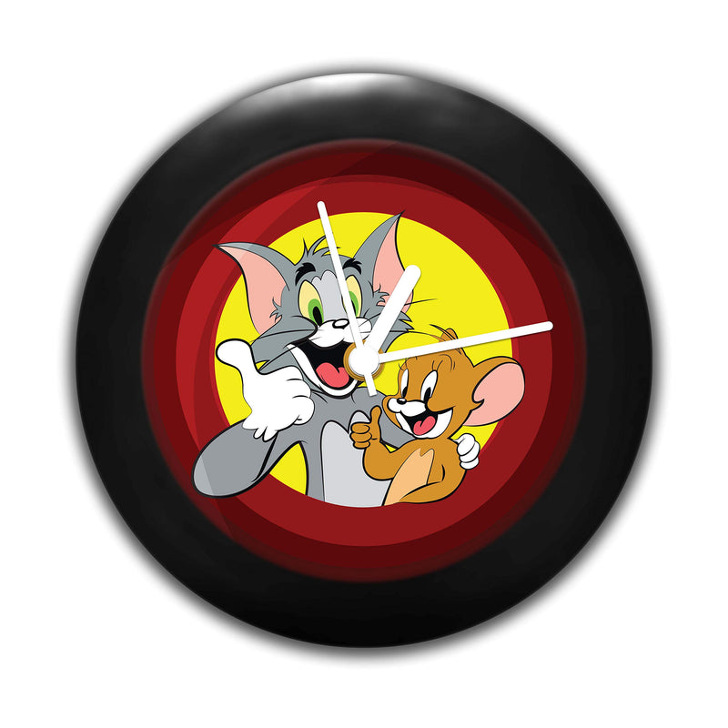 MCSID RAZZ- Tom and Jerry - Duo Design | Kids Table Clock, Desk Clocks | Table Clock for Home Decor |Table Clock for Office-, Officially Licensed by Turner Entertainment Co, USA