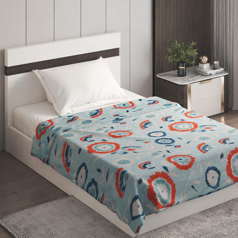 Home Centre Spinel Plume Printed Single Blanket